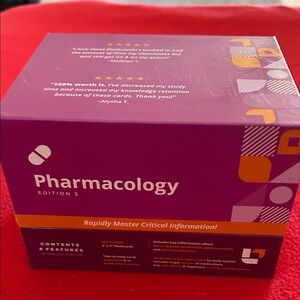 Pharmacology Edition 3 Flashcards - Purple and Orange